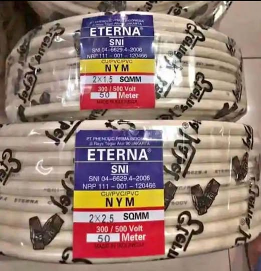 Building Materials - Eterna 2-Core 50m Original Cable - Negotiable