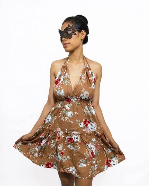 Clothing - Malika Mini Dress Rayon Premium Floral Size All - $9
