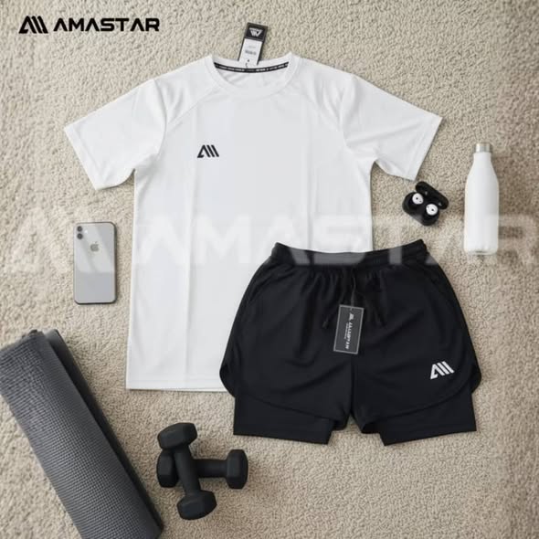 Clothing - One Set Double Short Running and Jersey Size M, L - Negotiable