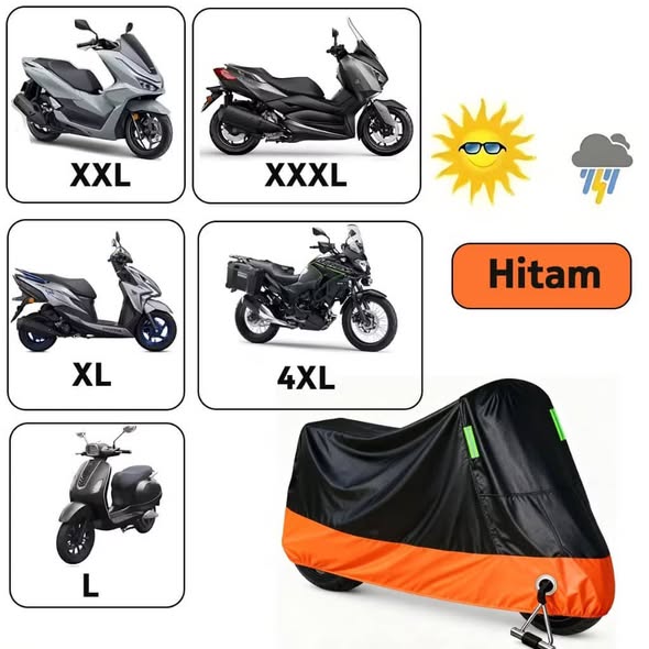 Motorcycle Parts - Waterproof Motorcycle Cover Size L XL - Negotiable