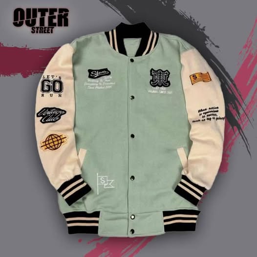 Clothing - Varsity Vintage Jacket with Embroidery Size L - Negotiable